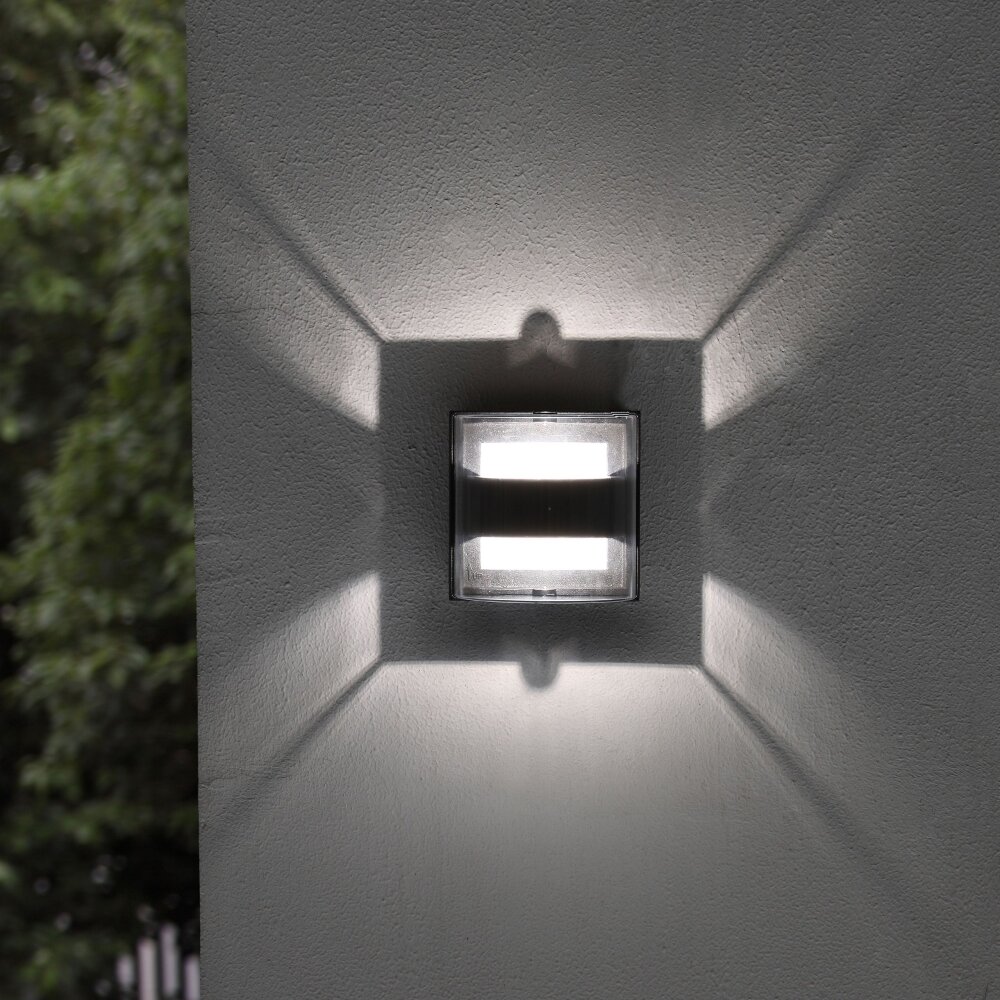 Lutec Lampor DELTA Vägglampa LED Antracit, 1-ljuskällor main product photo