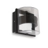 Lutec Lampor DELTA vägglampa utomhus, Vägglampa LED Antracit, 1-ljuskällor