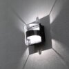 Lutec Lampor DELTA vägglampa utomhus, Vägglampa LED Antracit, 1-ljuskällor