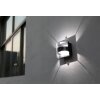 Lutec Lampor DELTA vägglampa utomhus, Vägglampa LED Antracit, 1-ljuskällor