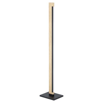 Eglo CAMACHO Golvlampa, Golvlampa LED Brun, Svart, 1-ljuskällor