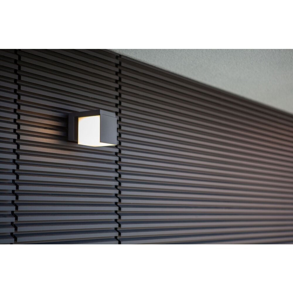 Lutec Lampor Cuba Vägglampa LED Antracit, 1-ljuskällor main product photo