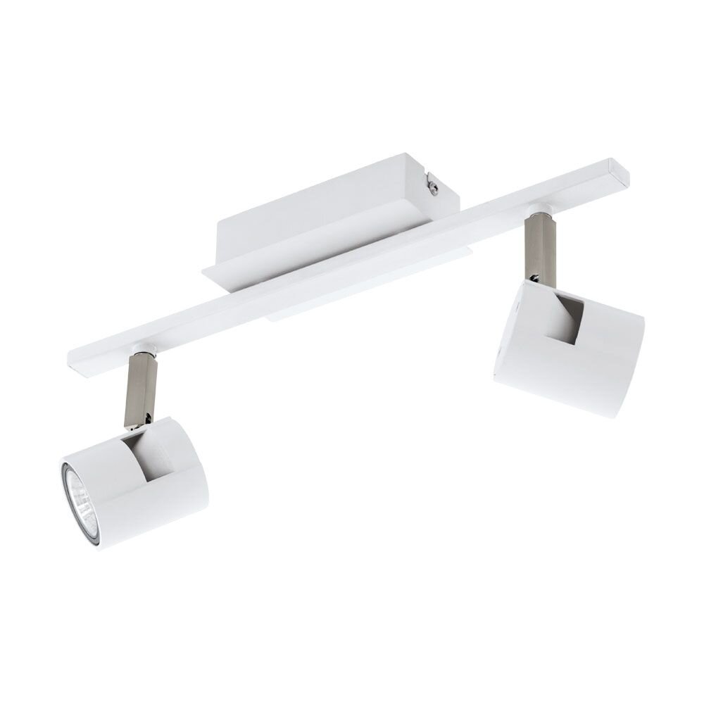 Eglo Lampor VERGIANO Taklampa, Takstrålkastare Nickel matt, Vit, 2-ljuskällor main product photo
