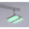Leuchten Direkt SABI LED Nickel matt, 6-ljuskällor, Fjärrkontroll, Färgväxlare