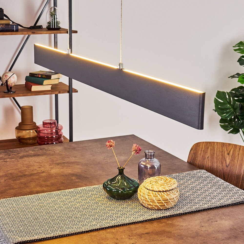 Brun Pendelbelysning LED Antracit, 2-ljuskällor main product photo