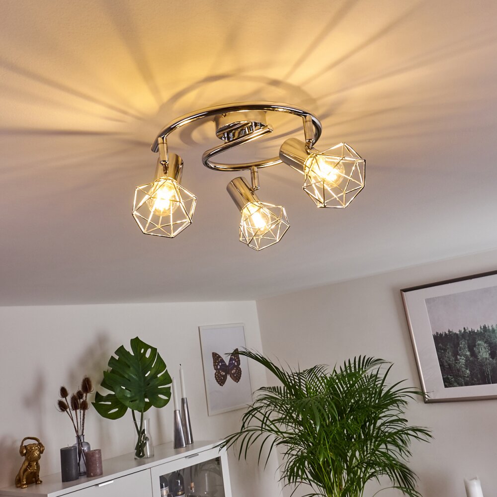 Orebro Taklampa, Takstrålkastare Krom, 3-ljuskällor main product photo