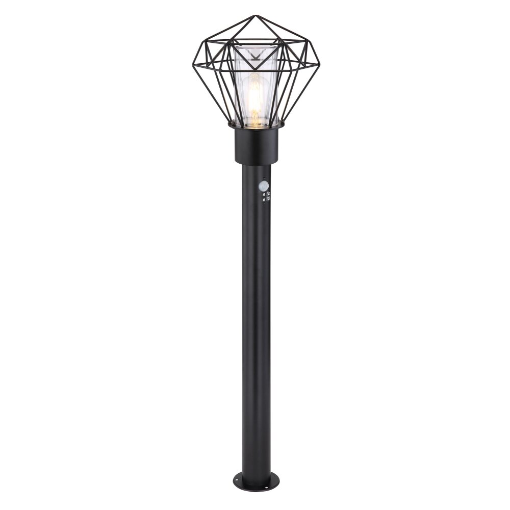 Globo HORACE Utomhusbelysning Svart, 1-ljuskällor, Rörelsedetektor main product photo