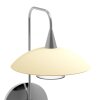 Steinhauer Tallerken Vägglampa LED Färg i rostfritt stål, Vit, 1-ljuskällor