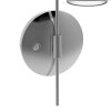 Steinhauer Tallerken Vägglampa LED Färg i rostfritt stål, Vit, 1-ljuskällor