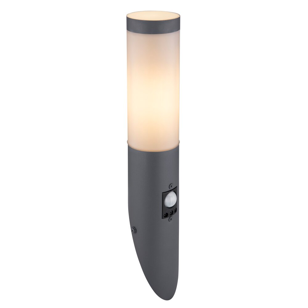 Globo BOSTON vägglampa utomhus Antracit, 1-ljuskällor, Rörelsedetektor main product photo