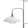 Steinhauer Tallerken Golvlampa, Golvlampa LED Rostfritt stål, Vit, 3-ljuskällor