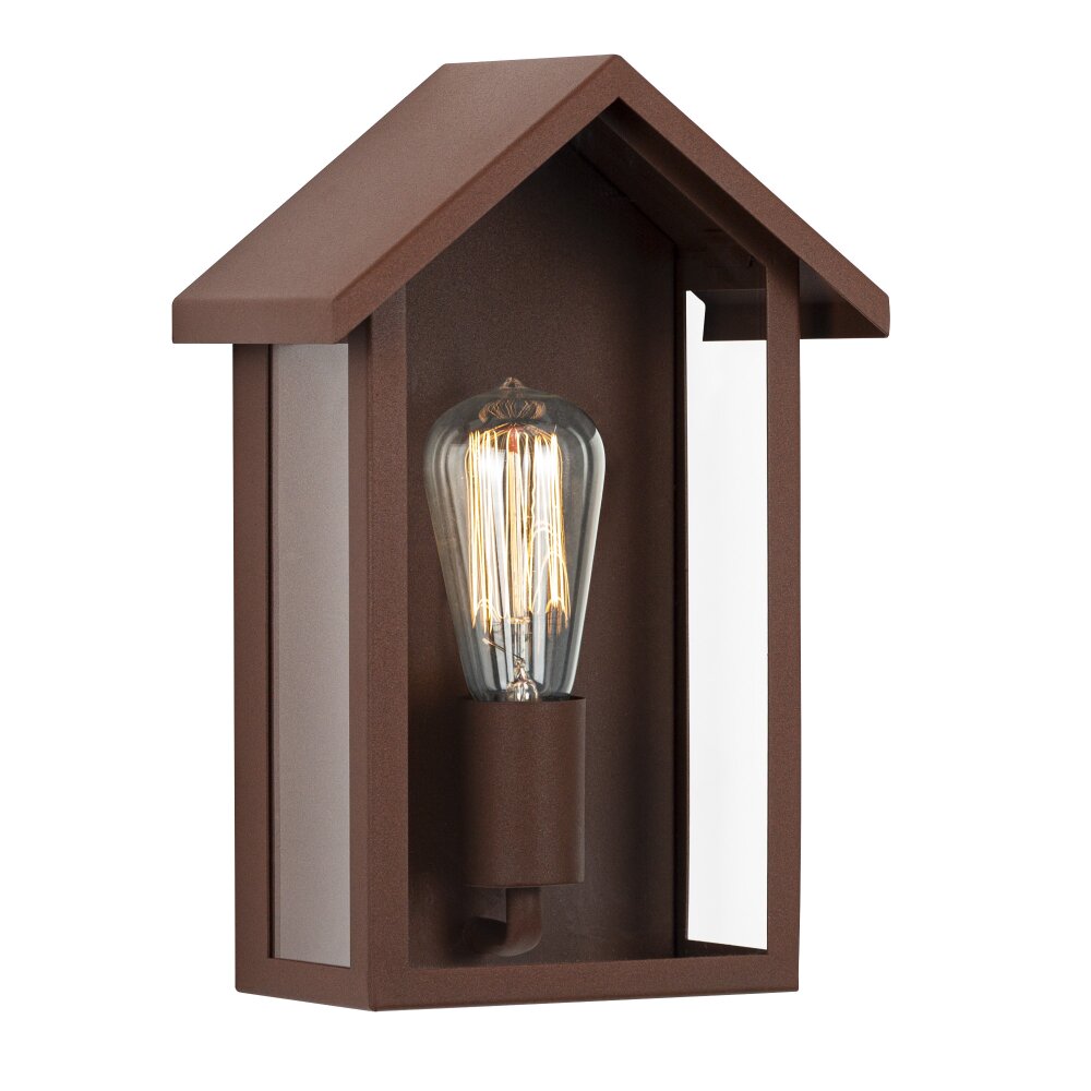 KS Erlichting Casa vägglampa utomhus Rostfärger, 1-ljuskällor main product photo