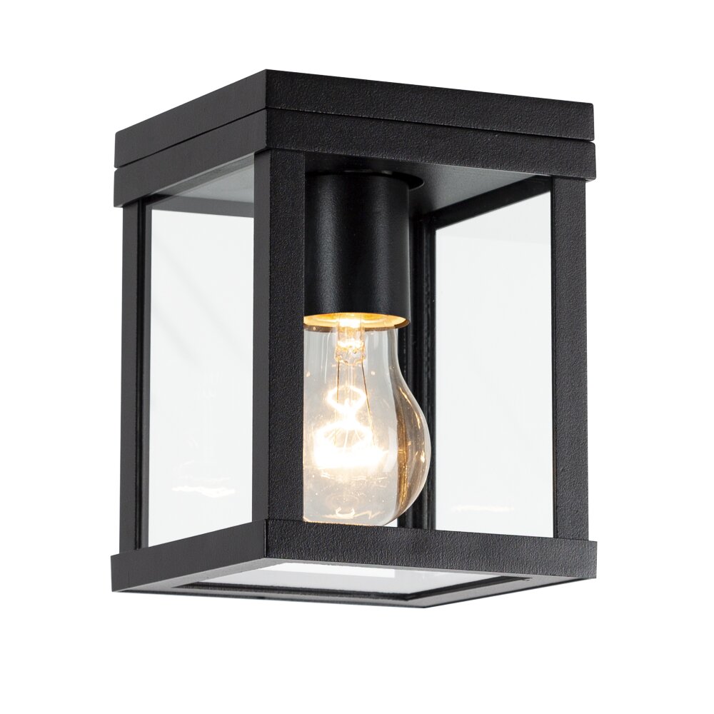 KS Erlichting Huizen vägglampa utomhus Svart, 1-ljuskällor main product photo