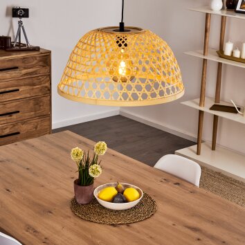 Florerrcia Pendellampa Svart, 1-ljuskällor