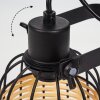 Recinto Vägglampa Trä mörkt, Svart, 1-ljuskällor