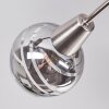 Warga Taklampa LED Nickel matt, 5-ljuskällor