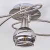 Warga Taklampa LED Nickel matt, 5-ljuskällor