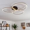 Johsa Taklampa LED Svart, 3-ljuskällor