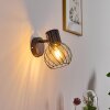 Kenia Vägglampa Grått, Svart, 1-ljuskällor