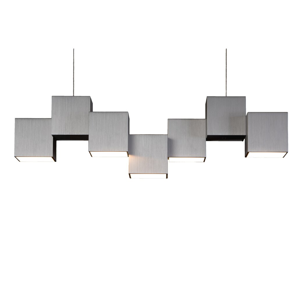 Grossmann ROCKS Taklampa LED Aluminium, 5-ljuskällor main product photo