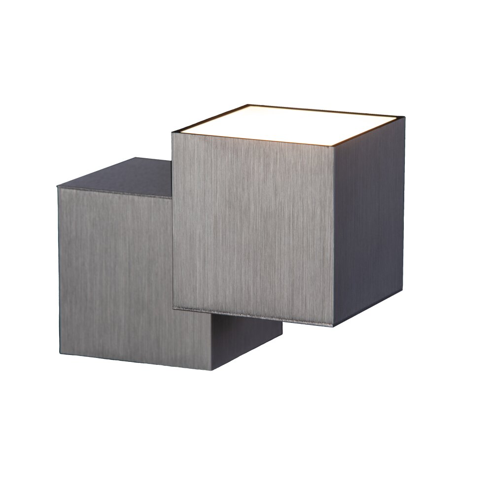 Grossmann ROCKS Vägglampa LED Aluminium, 2-ljuskällor main product photo