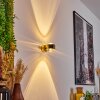 Sapri Up & Down Lampa, Vägglampa, Vägglampa med lins Guld, 1-ljuskällor