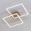 Thara Taklampa LED Nickel matt, 2-ljuskällor, Fjärrkontroll