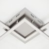 Thara Taklampa LED Nickel matt, 2-ljuskällor, Fjärrkontroll