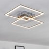 Thara Taklampa LED Nickel matt, 2-ljuskällor, Fjärrkontroll