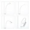 Brilliant Lampor Forrester Golvlampa, strålkastare, Golvlampa LED Vit, 2-ljuskällor