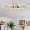 Johsa Taklampa LED Nickel matt, Silver, 3-ljuskällor