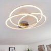 Johsa Taklampa LED Nickel matt, Silver, 3-ljuskällor