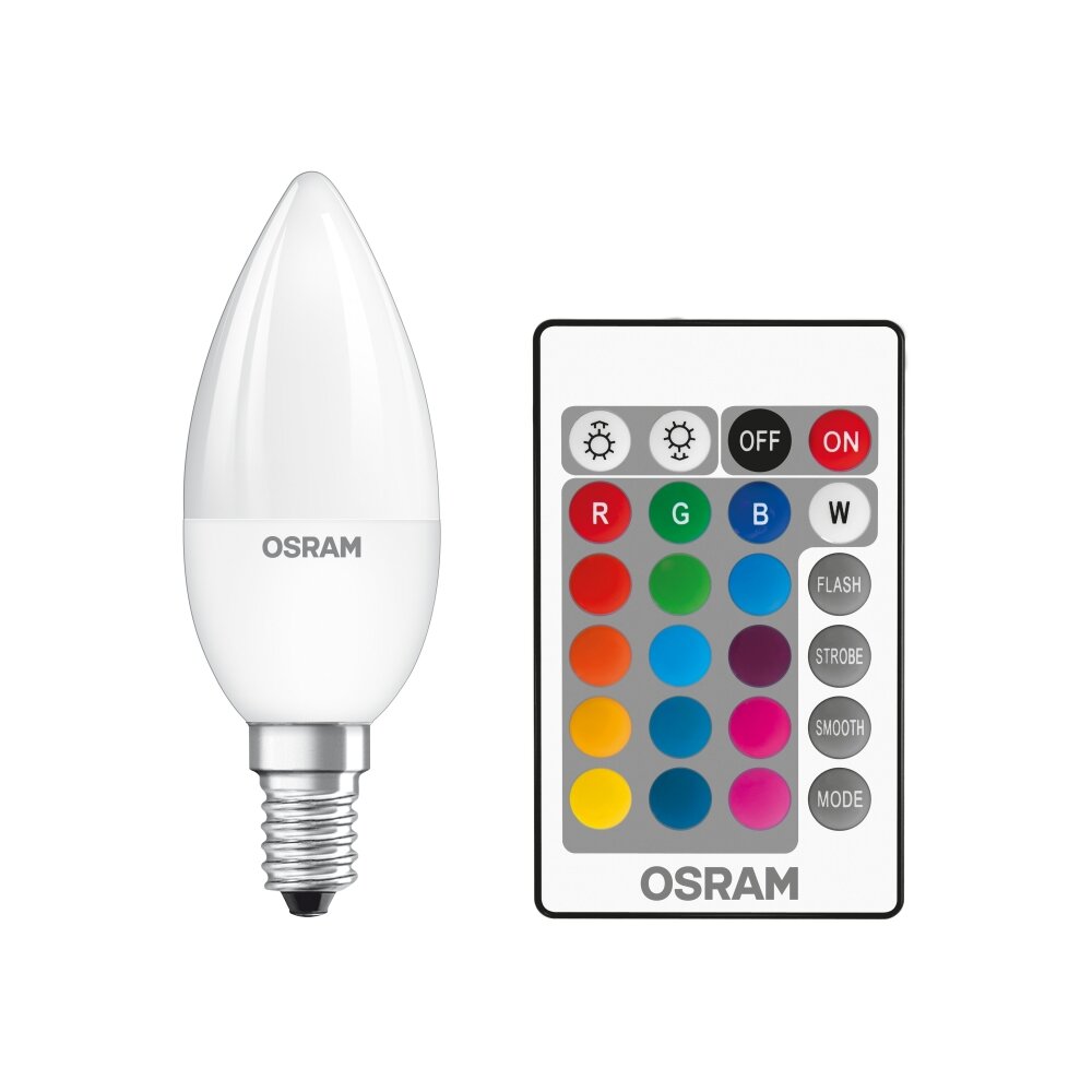 Osram E14 LED 4.5 Watt varmvit dimbar 250 Lumen main product photo