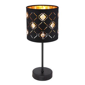 Globo ABBEY Bordslampa Svart, 1-ljuskällor
