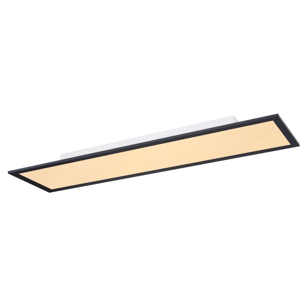 Globo SUZAKU Taklampa, Panel LED Svart, 1-ljuskällor main product photo