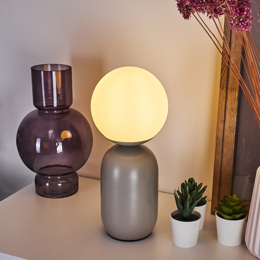Alolas Bordslampa Grått, 1-ljuskällor main product photo