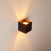 Badajoz Up & Down Lampa, Vägglampa Kopparfärg, Svart, 1-ljuskällor
