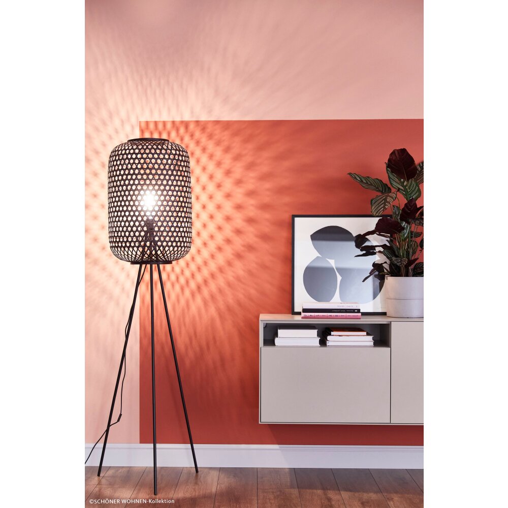 SCHÖNER WOHNEN kollektion CALLA Golvlampa Svart, 1-ljuskällor main product photo