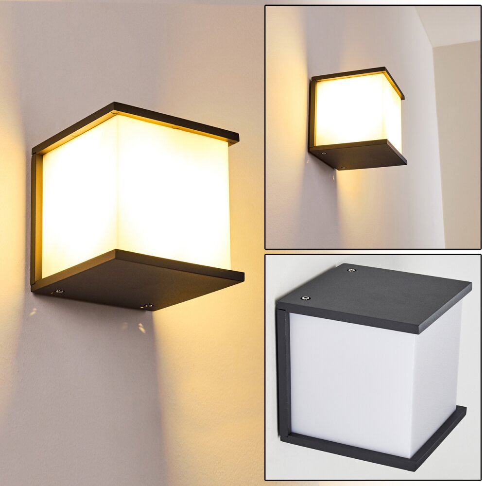 Ebba Vägglampa Antracit, 1-ljuskällor main product photo