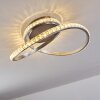 Saginaw Taklampa LED Nickel matt, 1-ljuskällor, Fjärrkontroll, Färgväxlare