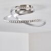 Saginaw Taklampa LED Nickel matt, 1-ljuskällor, Fjärrkontroll, Färgväxlare