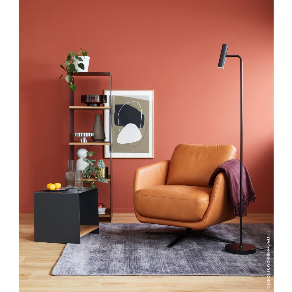SCHÖNER WOHNEN kollektion STINA Golvlampa, Läslampa LED Svart, 1-ljuskällor main product photo