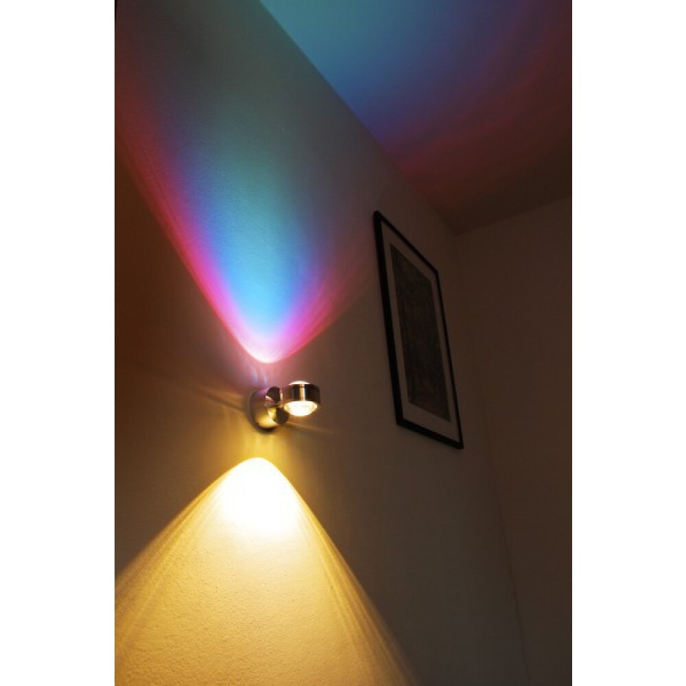 Indore Up & Down Lampa, Vägglampa, Vägglampa med lins LED Aluminium, 2-ljuskällor main product photo