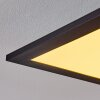 Nexo Taklampa, Panel LED Svart, 1-ljuskällor, Fjärrkontroll