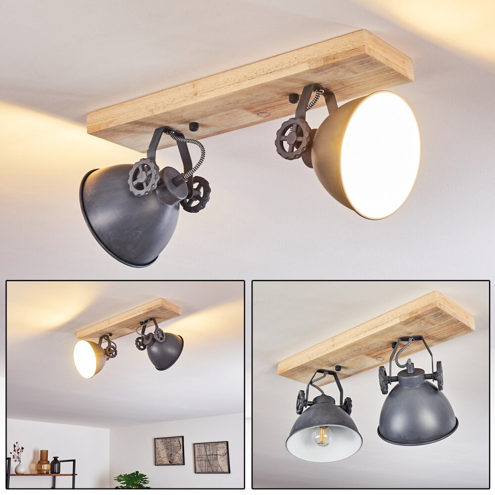 Svanfolk Taklampa, Takstrålkastare Blå, Brun, Grått, Vit, 2-ljuskällor main product photo