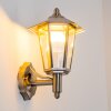 Moskau vägglampa utomhus, Vägglampa Färg i rostfritt stål, 1-ljuskällor