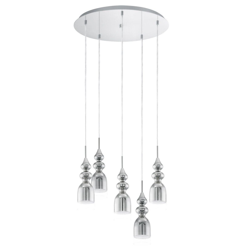 Eglo BOLANOS Pendelbelysning LED Krom, 5-ljuskällor main product photo