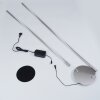 Concord Golvlampa, Golvlampa LED Silver, 1-ljuskällor