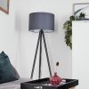 Menocal Golvlampa, Golvlampa Trä ljus, Svart, 1-ljuskällor