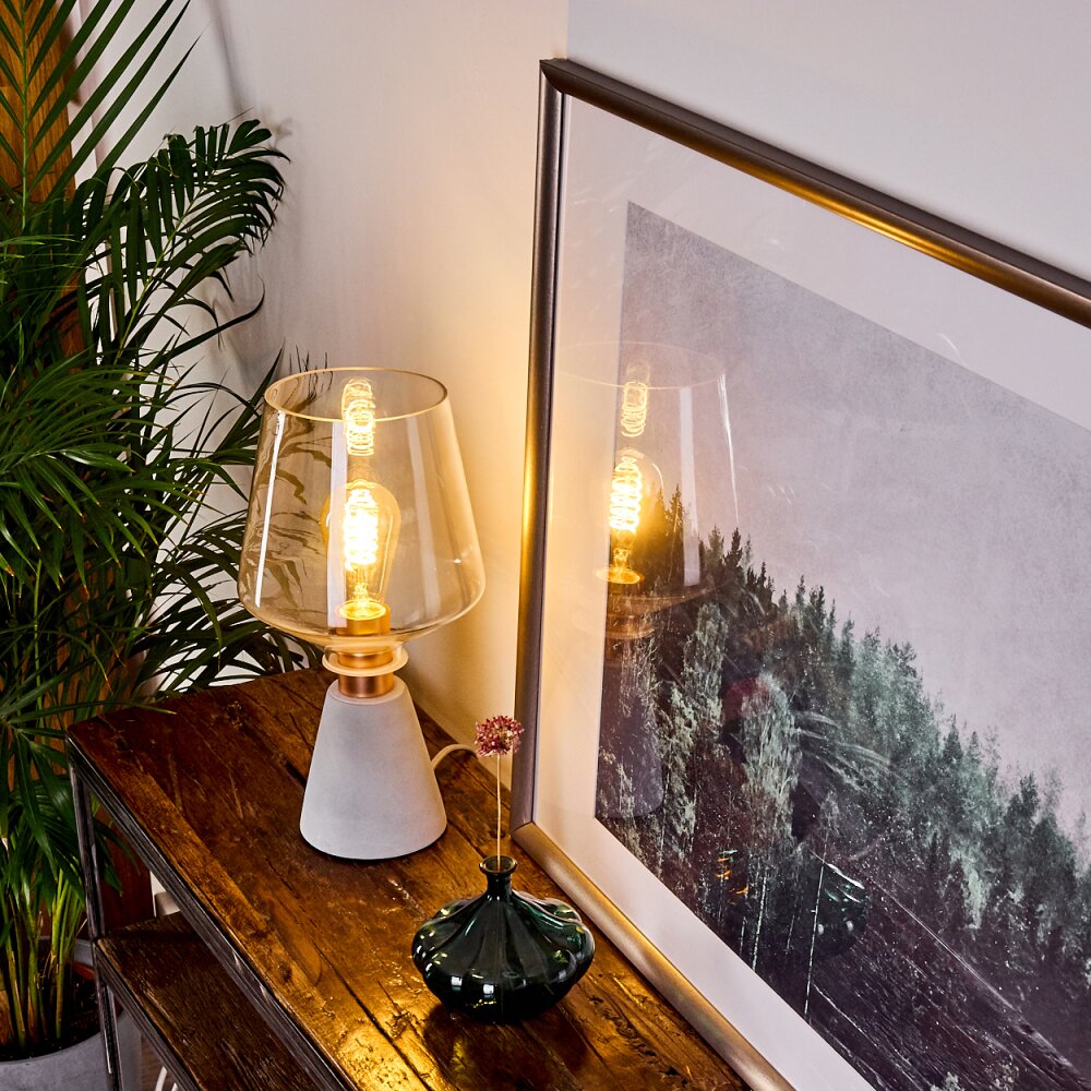 Jaen Bordslampa Grått, Kopparfärg, 1-ljuskällor main product photo